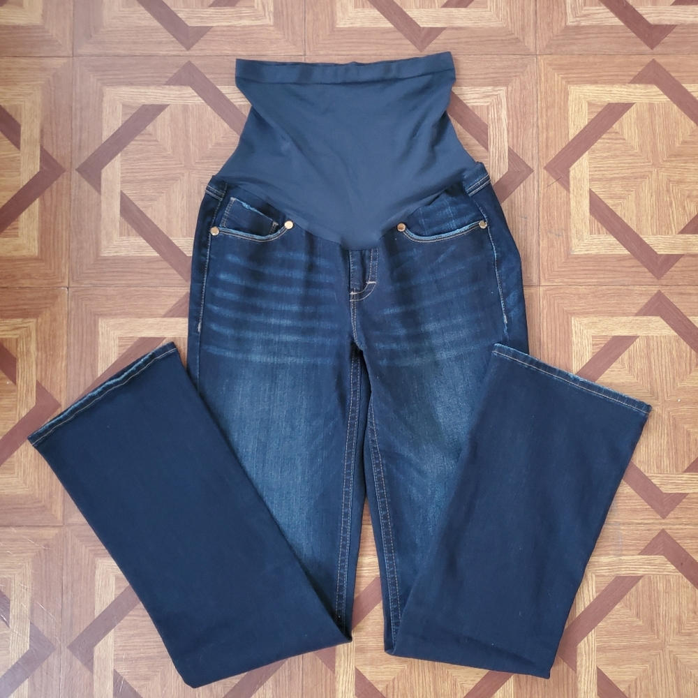 Seven7 , maternity flare jeans  size 8
